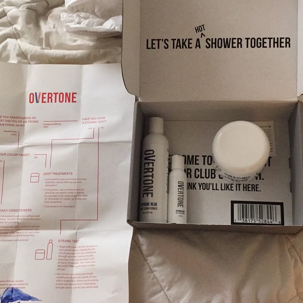 Overtone extreme blue set